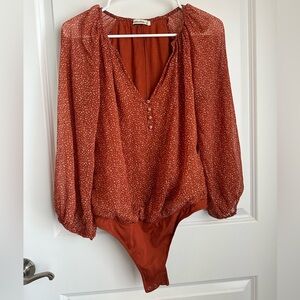 Abercrombie & Fitch Rust Bodysuit